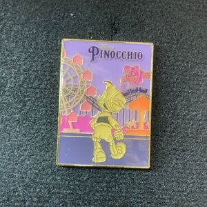 Loungefly Disney Pinocchio Poster Enamel Pin